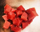 超簡単！マグロと葛きりのキムチ和え。作り方2写真