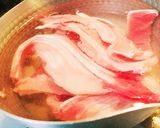 牛すじの下処理。作り方1写真