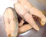 お魚ハンバーグ☆新巻鮭でフィッシュバーグ作り方2写真