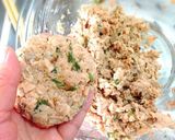 お魚ハンバーグ☆新巻鮭でフィッシュバーグ作り方5写真