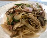 野菜たっぷりで！オイスター和風パスタ作り方5写真