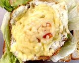 レタスたっぷり！目玉焼きサンドイッチ♡作り方4写真