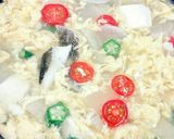 ほっこり♪鱈とオクラの塩麹中華スープ作り方4写真