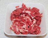 簡単！ほうれん草と牛肉と卵の炒め物作り方1写真