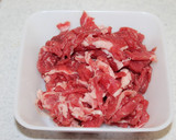 簡単！ほうれん草と牛肉と卵の炒め物作り方1写真
