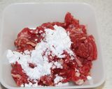 簡単！ほうれん草と牛肉と卵の炒め物作り方2写真