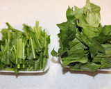 簡単！ほうれん草と牛肉と卵の炒め物作り方3写真
