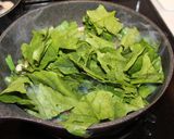簡単！ほうれん草と牛肉と卵の炒め物作り方10写真