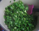 大根葉とひよこ豆ですぅ～～作り方1写真