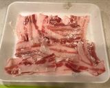 豚バラスライスの卵つけ焼き!part2作り方2写真