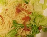 りんごの皮とキャベツのパスタ作り方3写真