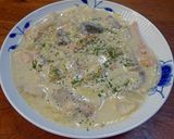 鮭のクリーム煮作り方6写真