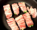 簡単！ピーマンとチーズの豚バラ肉巻き！作り方3写真