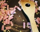 マカロニを時短ゆでしてペペロンチーノ作り方4写真