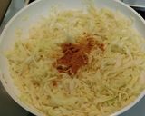 キャベツのカレー炒めのホットドッグ作り方4写真
