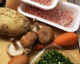 鶏つくね・自家製なめ茸おろしで♪作り方1写真