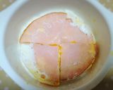 お弁当シリーズ レンチンハムエッグ作り方5写真