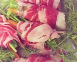 四角豆と人参の葉っぱの牛肉巻き作り方3写真