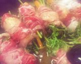 四角豆と人参の葉っぱの牛肉巻き作り方5写真
