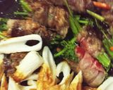 四角豆と人参の葉っぱの牛肉巻き作り方7写真