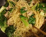 ツナと小松菜のスパゲティ♡(#^^#)♡作り方10写真