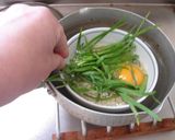 最足のニラと卵の粥作り方6写真