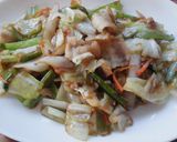 ピンピン炒め定食！（肉野菜炒め）作り方1写真