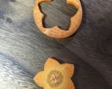 クッキー花型で紅葉の飾り切り作り方2写真