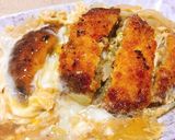 余った惣菜で☆メンチカツの卵とじ作り方4写真