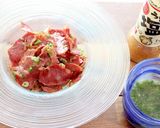 天才！うま！タン塩焼きとネギ塩レモンだれ作り方4写真