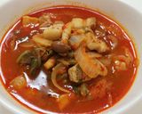 白菜葉っぱ鍋 韓国家庭料理作り方12写真