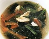 春菊とささみの簡単梅肉和え作り方5写真