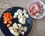 根菜ごろごろ・和風キッシュ。作り方1写真