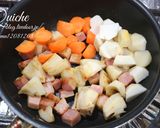 根菜ごろごろ・和風キッシュ。作り方4写真