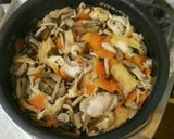 鶏皮で炊き込みご飯　その２作り方5写真