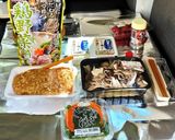 アウトドア飯　鶏ごぼう鍋でほっかほか～作り方3写真