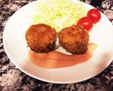 しいたけの肉詰めフライ作り方6写真