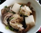 アウトドア飯　鶏ごぼう鍋でほっかほか～作り方7写真