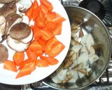 根菜の煮物♪簡単蓮根牛蒡人参と牛肉の煮物作り方5写真