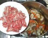 根菜の煮物♪簡単蓮根牛蒡人参と牛肉の煮物作り方7写真