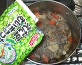 根菜の煮物♪簡単蓮根牛蒡人参と牛肉の煮物作り方9写真