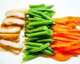 人参といんげんの胡麻和え作り方1写真