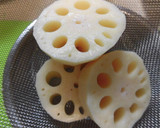 夕食おもてなし♪ほくほく♪蓮根の煮物作り方1写真