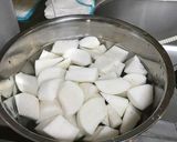 大根と豚バラ肉塊の南蛮煮作り方1写真