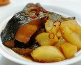 レンジで時短！【ホキと大根の簡単煮物】作り方3写真