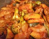 【こってり！】秋野菜のにんにくトマト炒め作り方5写真