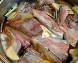 ぶり大根 あら 簡単作り方4写真