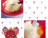 ♡アップルローズのベイクドチーズケーキ♡作り方4写真