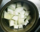冬瓜とブロックベーコンの煮物作り方2写真