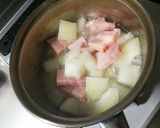 冬瓜とブロックベーコンの煮物作り方4写真